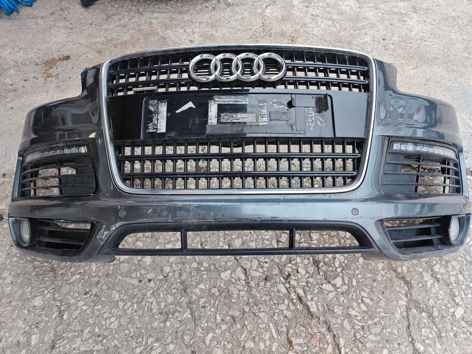 Предна S-line Броня Фейслифт Audi Q7 4L с диодни халогени