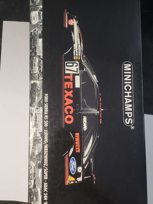 Macheta RARA 1:18 Minichamps Ford Sierra RS 500 Texaco ADAC 24HR 87