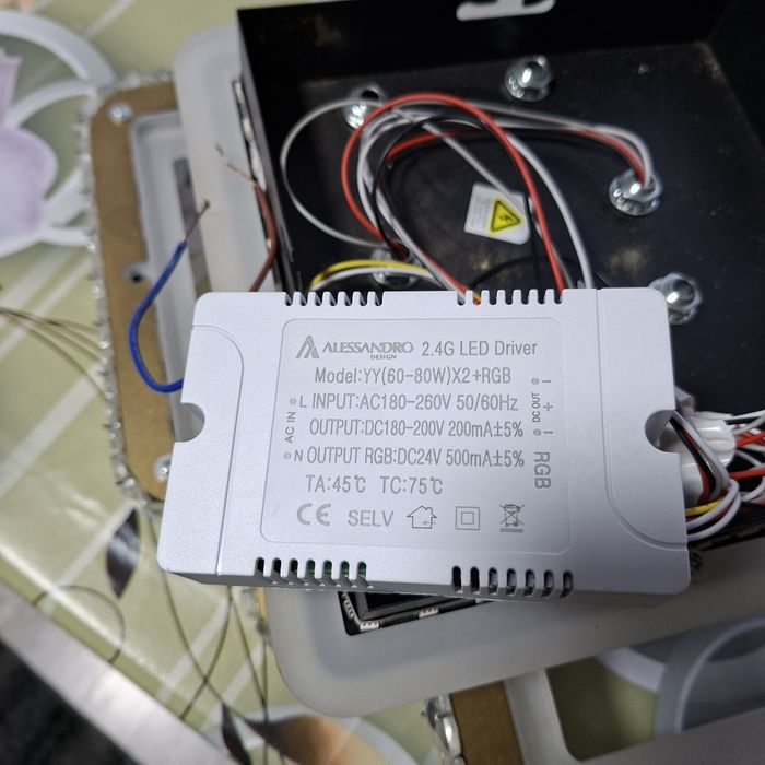 Lustra LED CRISTAL Double Square Echivalent 200W