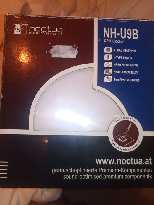 Cooler CPU Noctua NH-U9B SE2 cu 2 ventilatoare de 92mm