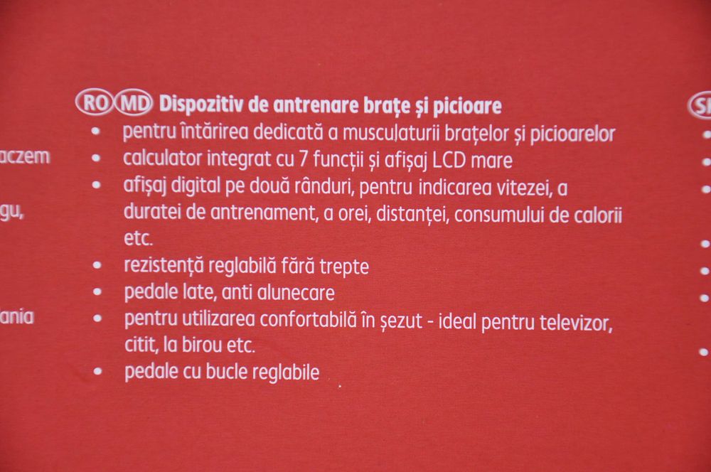 Pedalier recuperare cu afisaj, minibicicleta