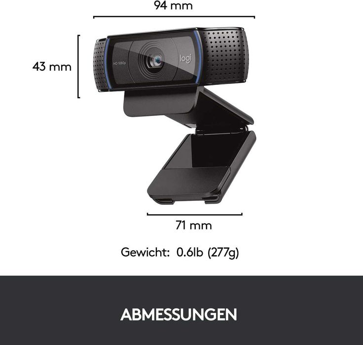 Уеб камера LOGITECH C920 HD PRO, Full HD 1080p