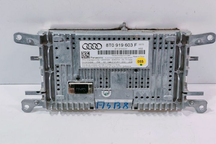 Display Bord  multimedia 8T0919603F Audi A4 B8/8K seria