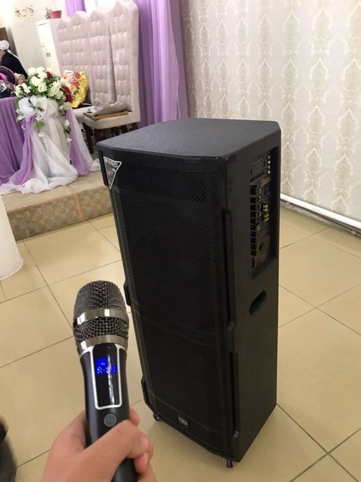 микрофон с колонкой в аренду в прокат