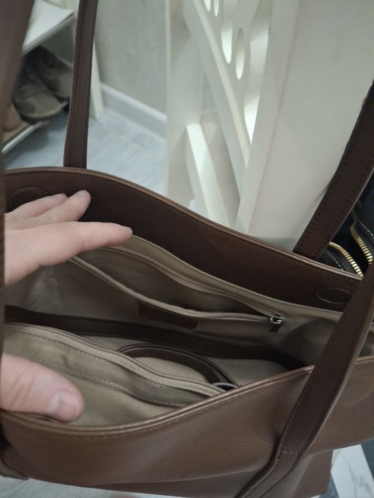 Сумка багет нат.кожа, очень удобная