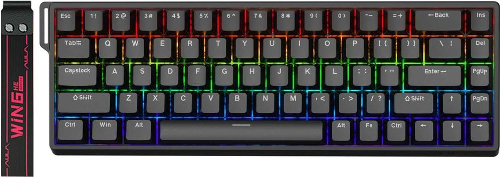 Геймърска клавиатура AULA WIN68 HE 60% Hall Effect