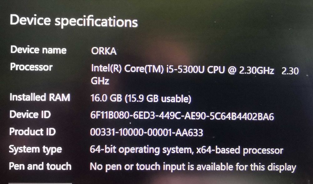 Laptop Dell Latitude E5450