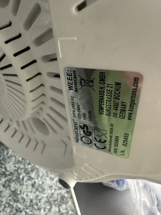 Friteuza cu aer cald Silver Crest