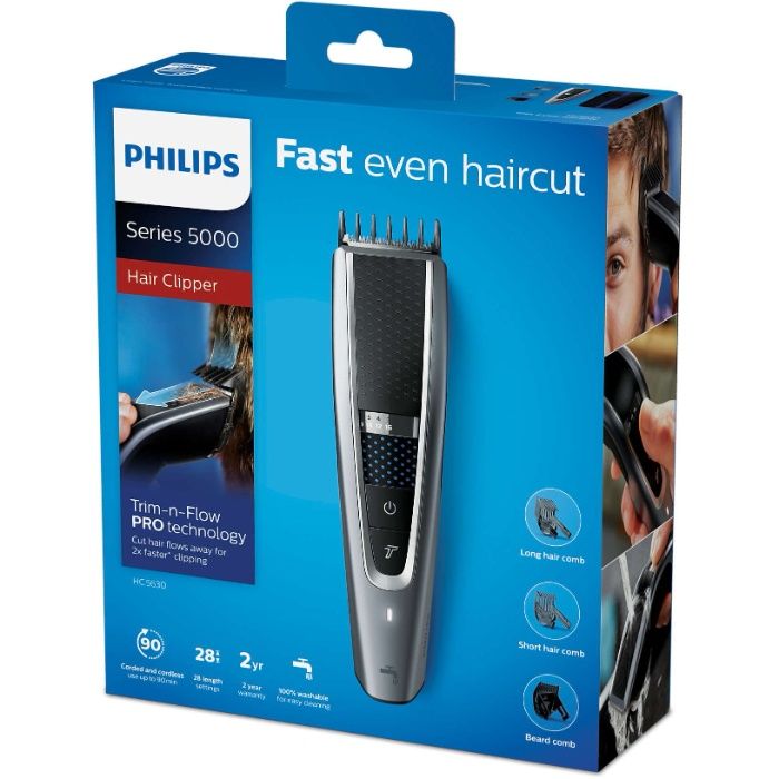 Машинка за подстригване Philips HC5630/15, 0.5-28 мм, 28 стъпки, Li-Io