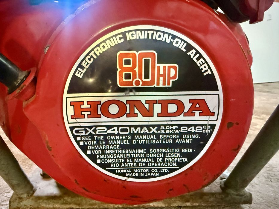 Генератор Honda Gx240max 8.0 Hp 5,9kw