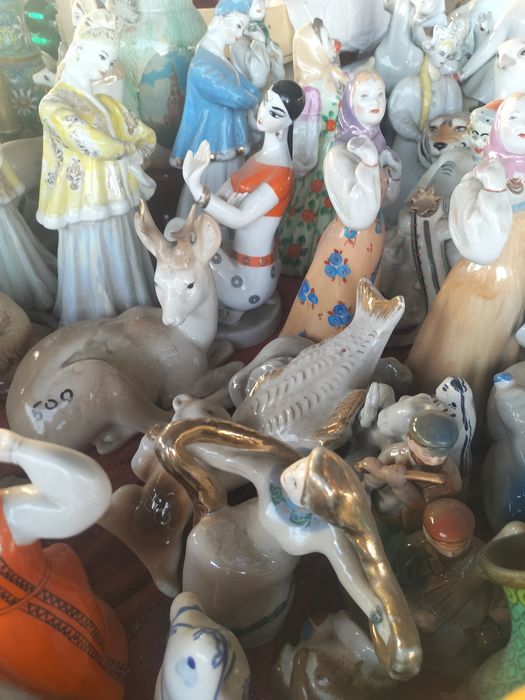 Советский фарфоровый статуэтки