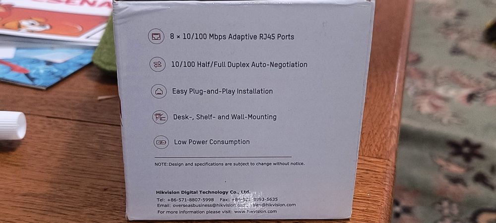 Switch 8 porturi HikeVisiom ultra rapid