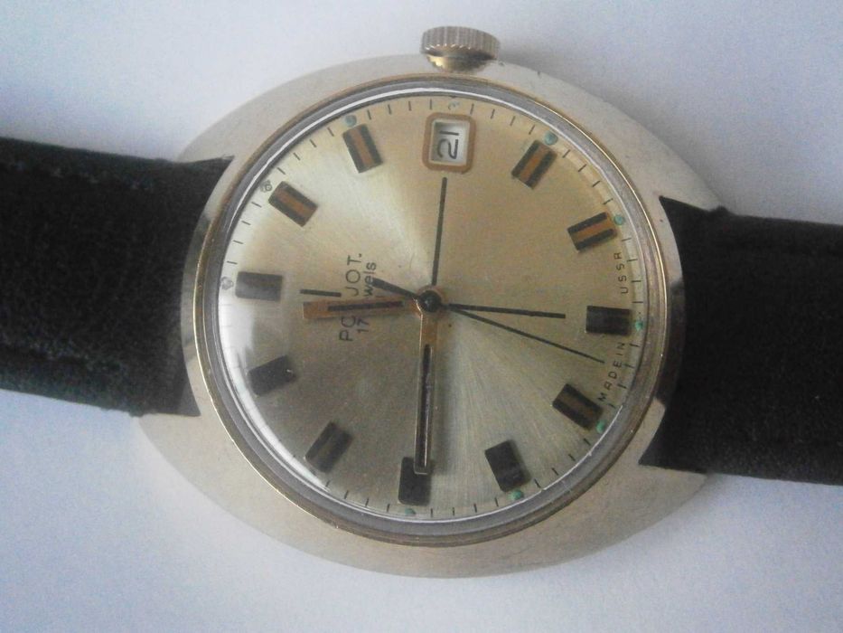 POLJOT, cal. 2614.2H, made in USSR, почти нов, каса 36мм
