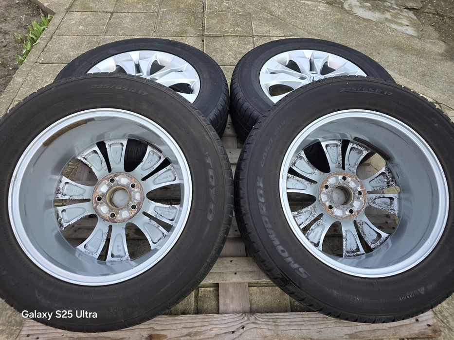 Лети джанти 17ки 5х114.3 Honda + зимни гуми 225/65/17 Toyo