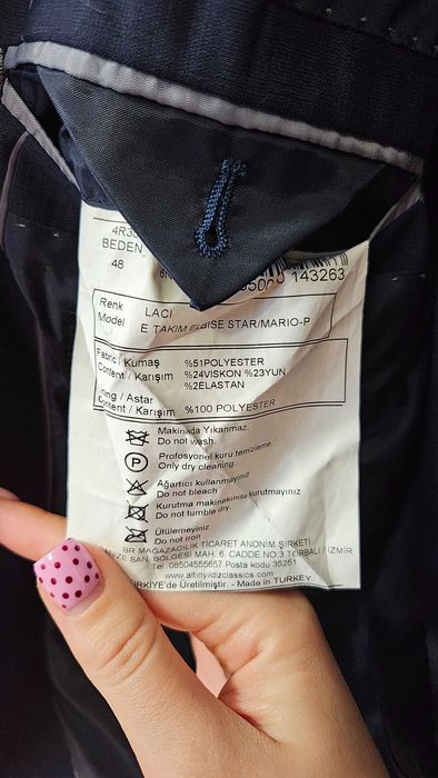 Costum albastru Altinyildiz
