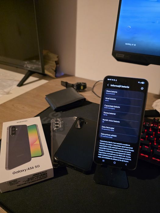 Samsung a56 8ram 128gb ca nou