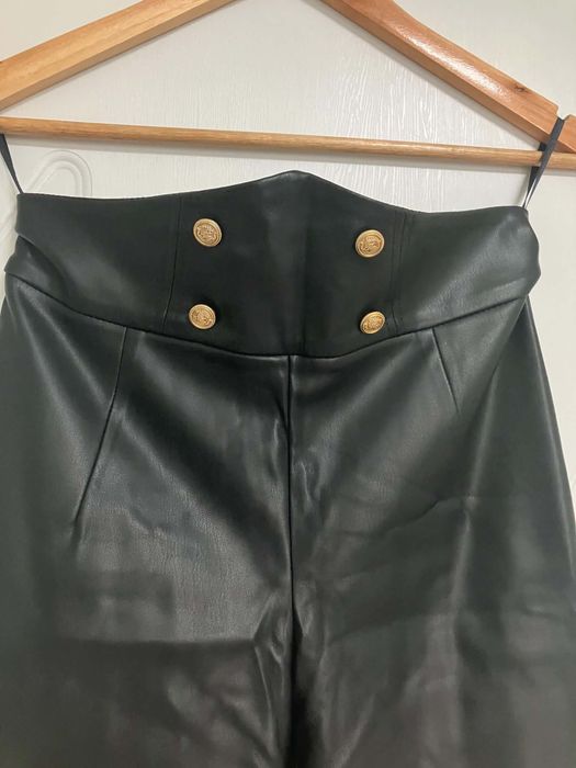Кожен панталон christine fashion