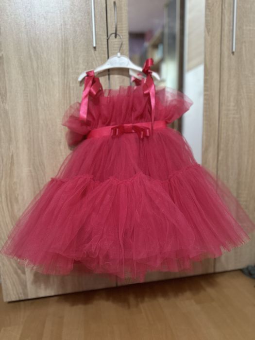 Рокля за момиче с тюл 4-5 г