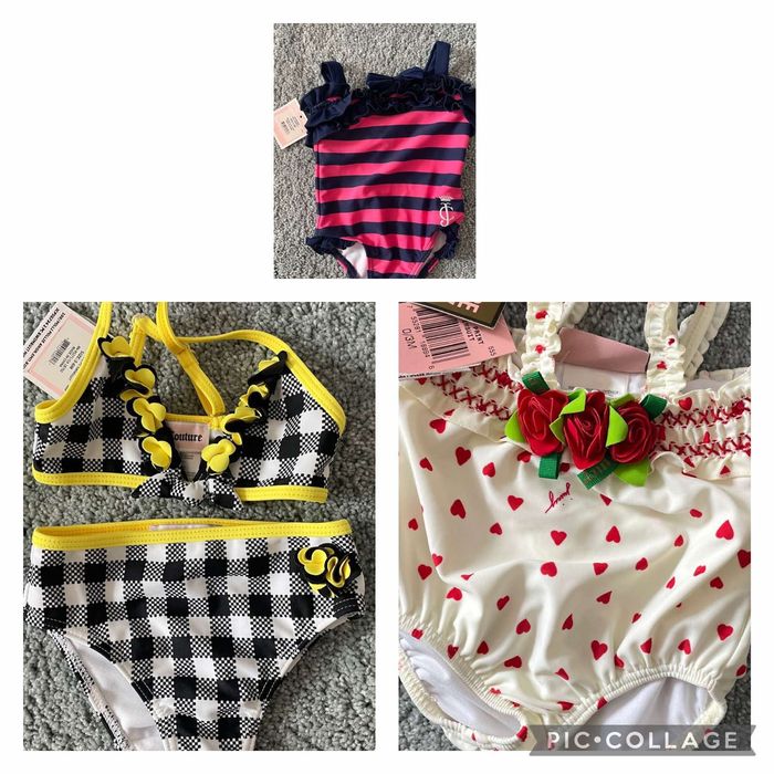 Бебешки бански Juicy Couture размер 3/6 месеца 25лв за брой