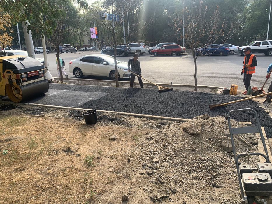 Асфальтирование асфальт бордюр брусчатка