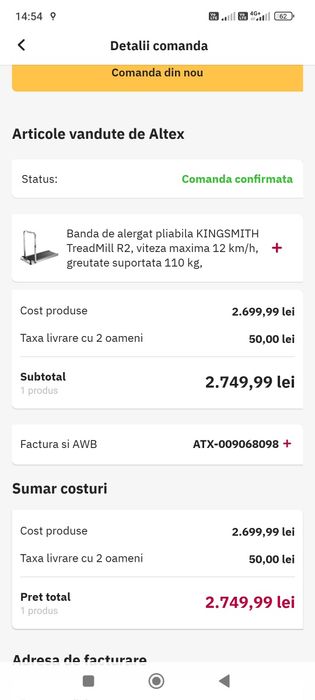 Bandă de alergat KingSmith R2 – pliabilă, compactă, perfectă pentru ap