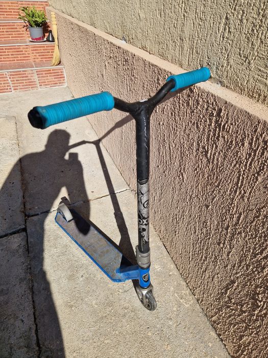 Trotinetă freestyle albastră