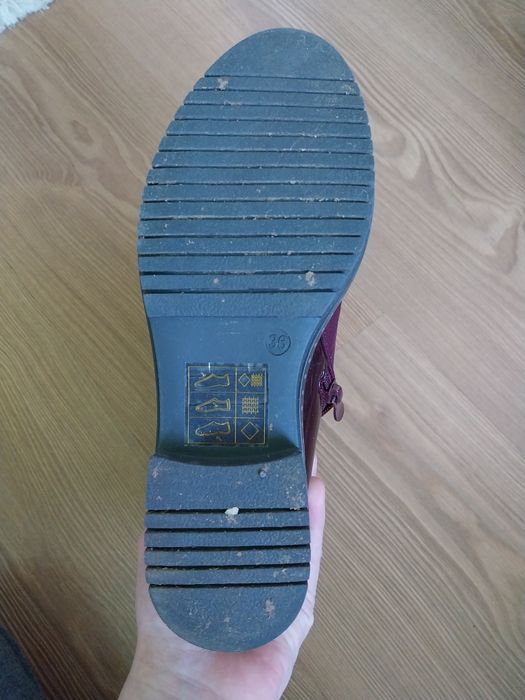 Дамски боти Tendenz цвят Бордо