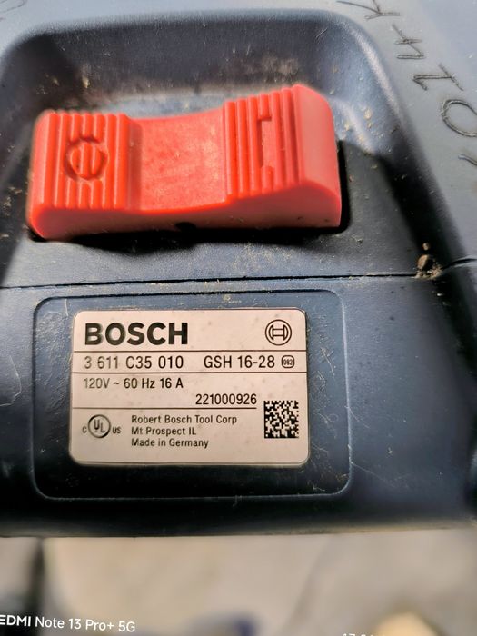 Къртач BOSCH GSH 16-28  ( 110v.)Original