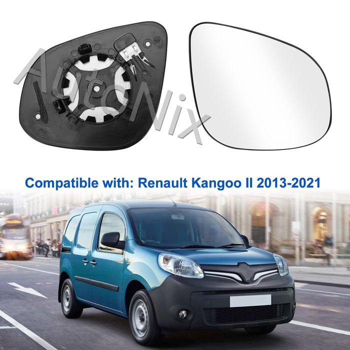 Стъкло за огледало за Renault Kangoo 2 с подгрев стъкло за рено канго