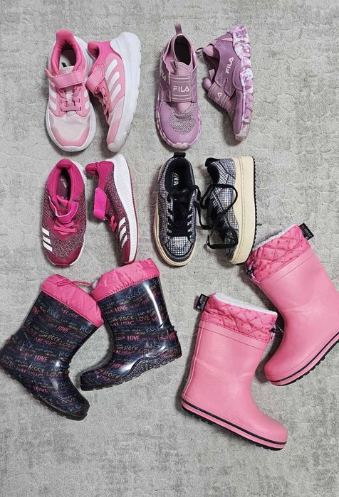 Детски ботуши и обувки за момиче 30/21 и 32 номер Zara, adidas