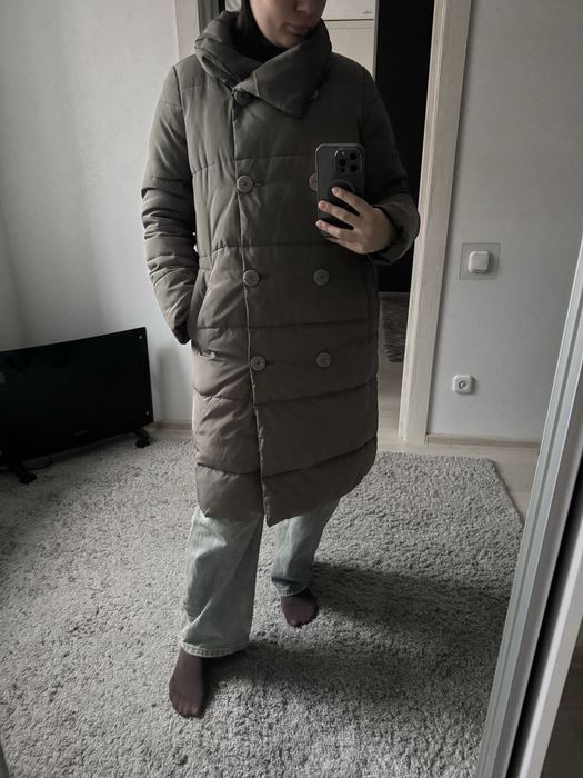 Зимний пуховик размер M-L