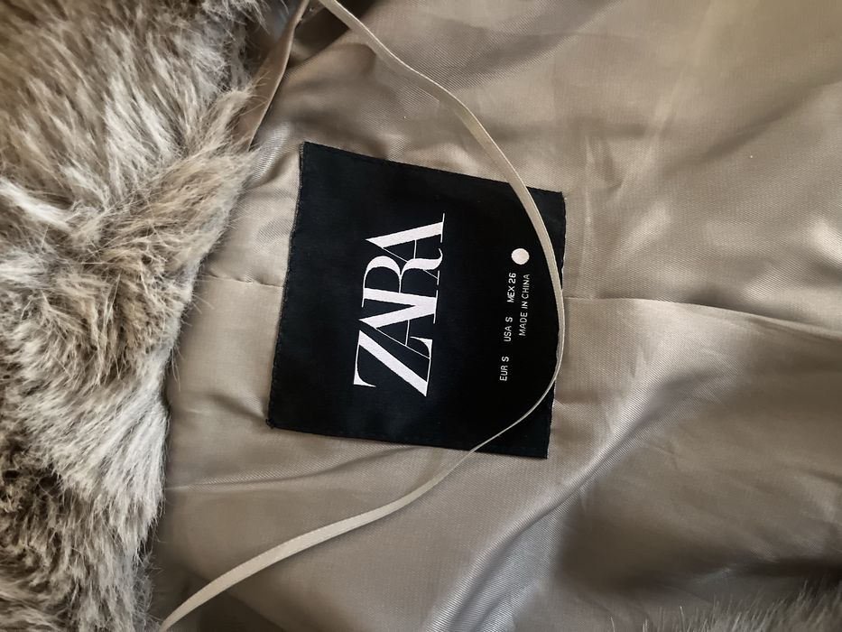 Zara faux fur coat/палто от Зара