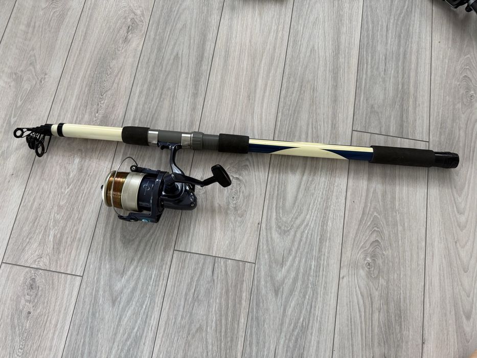 Lanseta telescopica Geologic Power Set carbon crap si somn dunare , nu okuma , shimano , daiwa