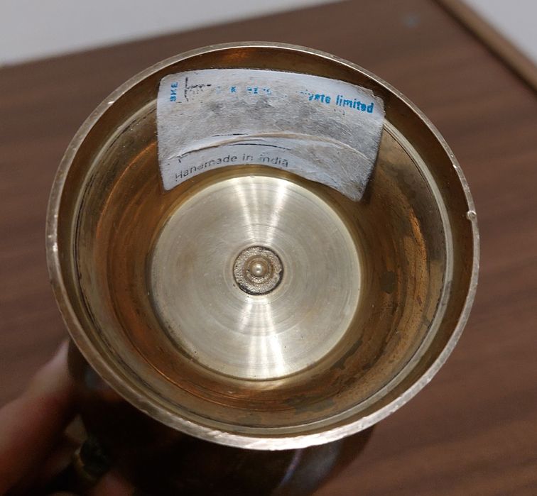 Кувшин латунь. Кувшинчик Индия