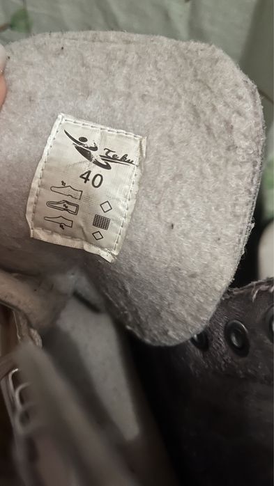 Коньки 40 размер белый