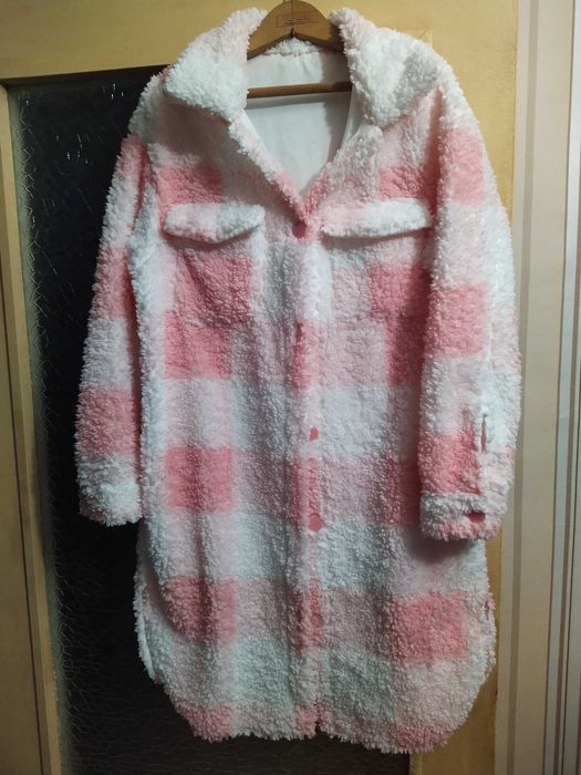 Връхна розово- бяла риза