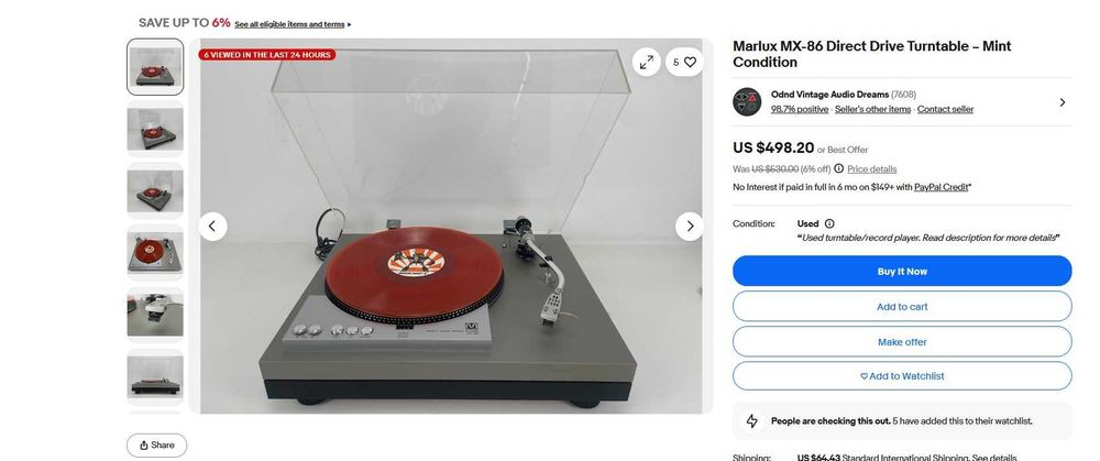 Scansonic 500TD * Marlux MX-86 (US version)