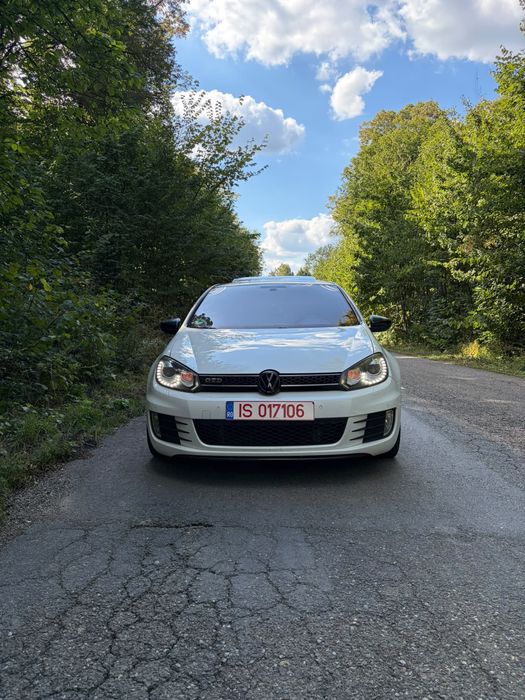 Golf 6 GTD 2012 220 cp Alb Perlat