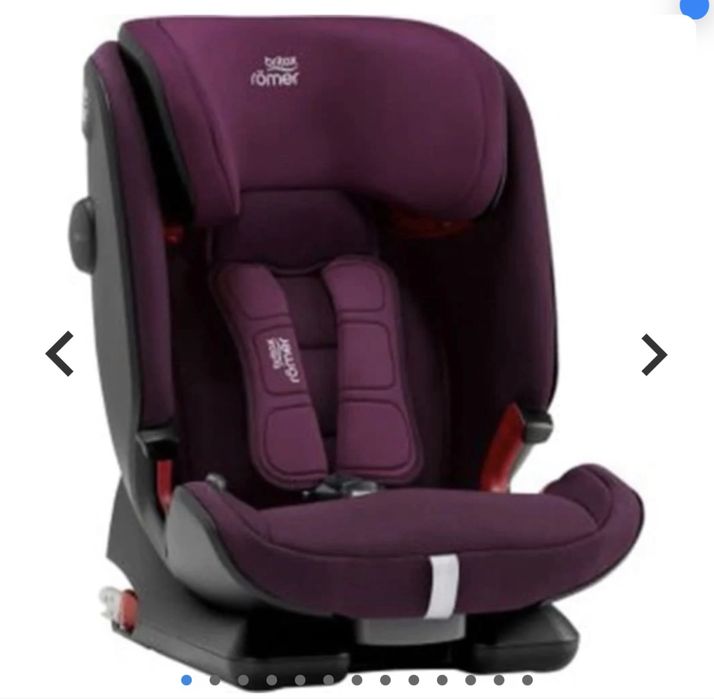 Scaun auto cu Isofix Britax Romer Advansafix IV R, 9-36 kg, Burgundy Red