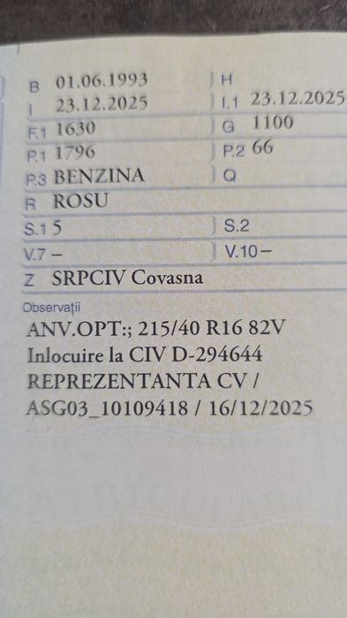 Vând Opel Vectra A benzină