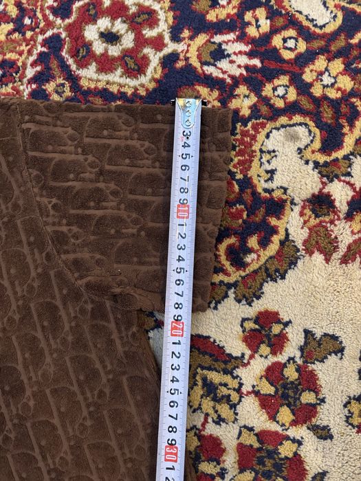 Тениска Dior Oblique Relaxed Fit T-shirt Brown Terry Cotton Jacquard