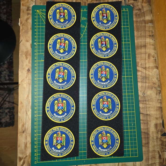 Patch-uri, embleme,personalizare prin broderie la comandă (velcro)