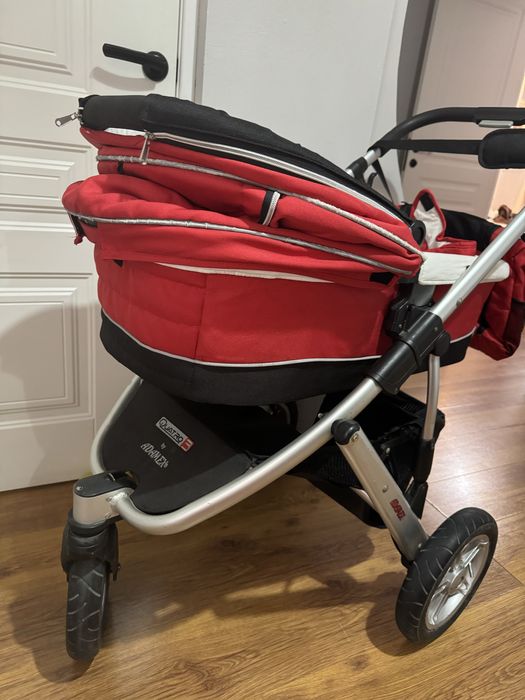 Детская коляска 2 в 1 (люлька + прогулочный блок)