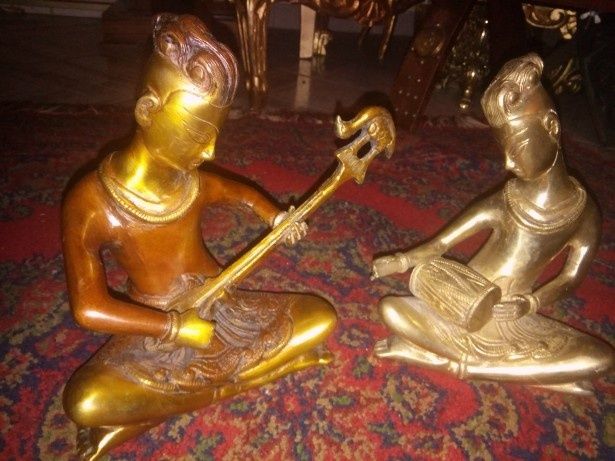 Set sculpturi indiene din bronz