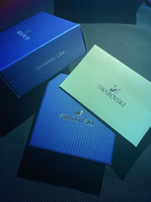 Lantisor / Colier / Pandantiv Swarovski Swan Blue