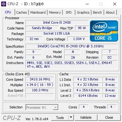 Процессор Intel i5 2400 LGA1155