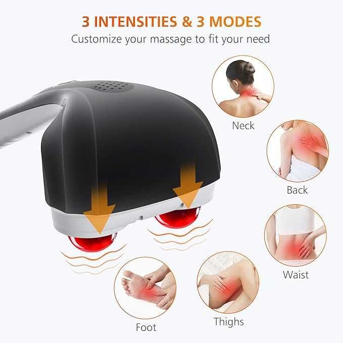 Безжичен масажор Snailax SL-498 с термо функция , многофункционален