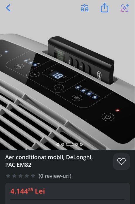 Aer conditionat mobil DeLonghi