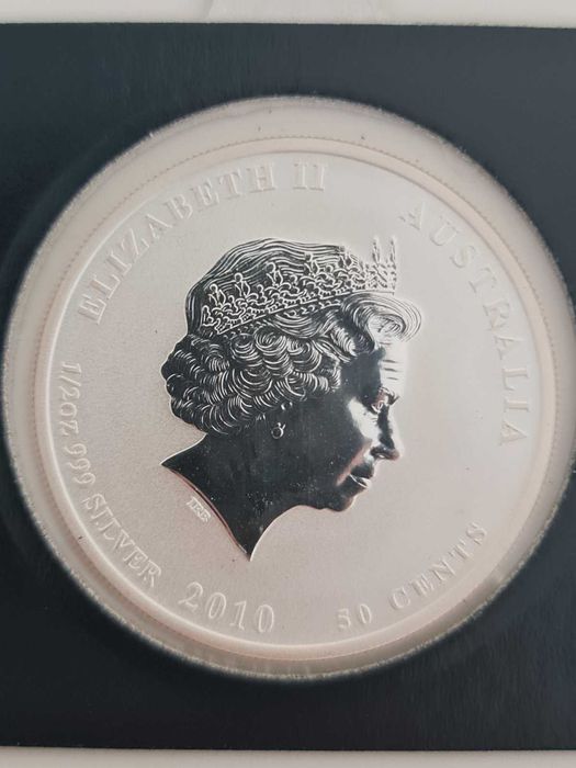 Лот от 3 бр Лунари сребро 1/2 oz куче 2018, тигър 2010 и прасенце 2019