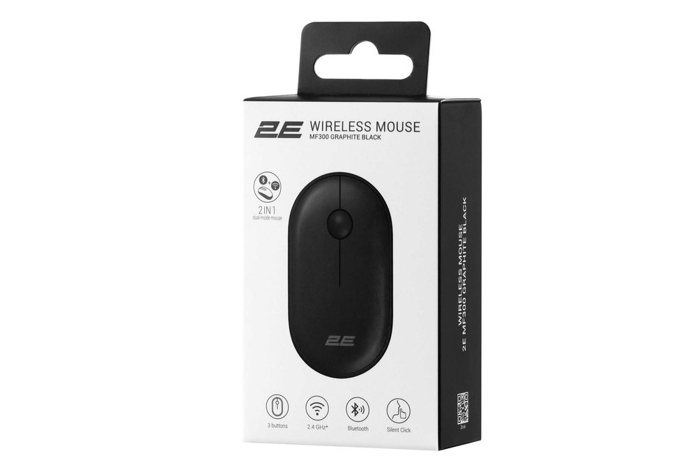 } Mouse 2E MF300 Silent WL BT Graphite black